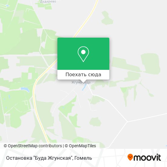 Карта Остановка "Буда Жгунская"
