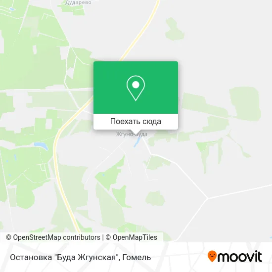 Карта Остановка "Буда Жгунская"