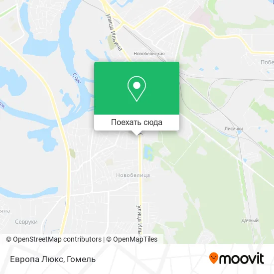 Карта Европа Люкс