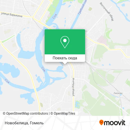 Карта Новобелица