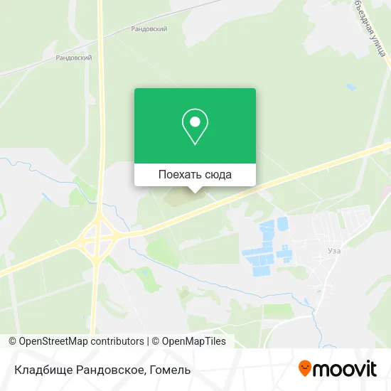 Карта Кладбище Рандовское