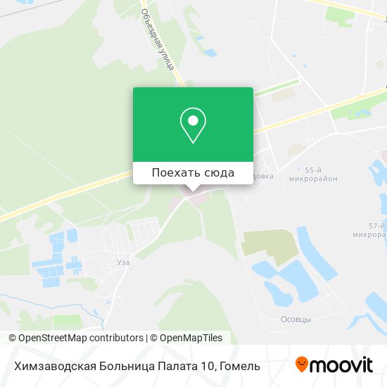 Карта Химзаводская Больница Палата 10