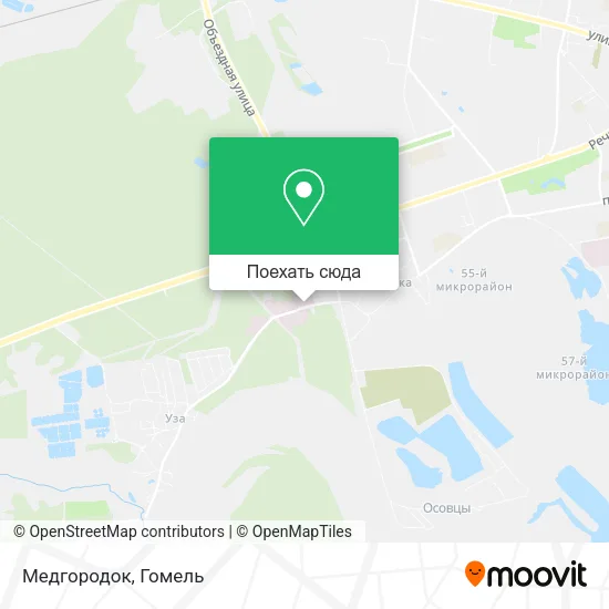 Карта Медгородок