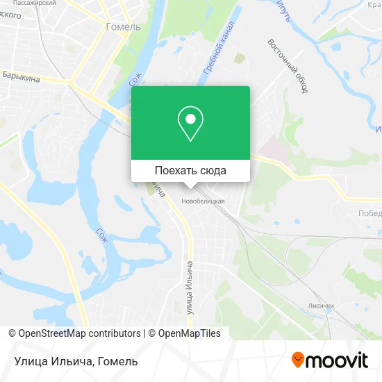 Карта Улица Ильича