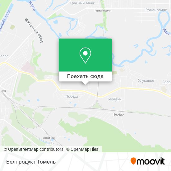 Карта Белпродукт