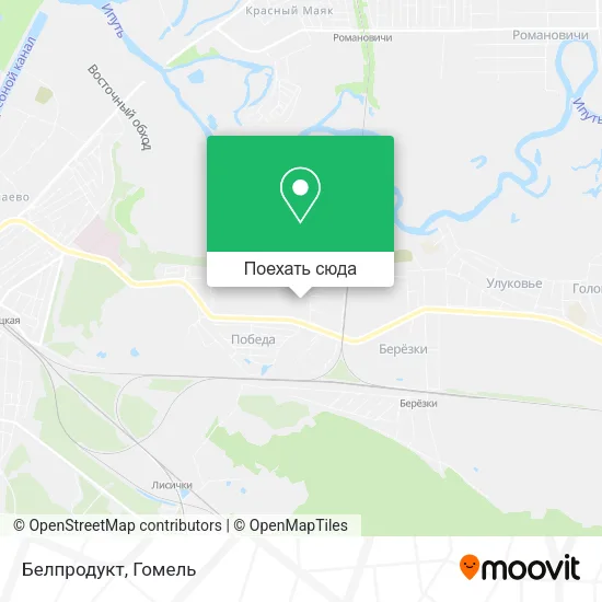 Карта Белпродукт