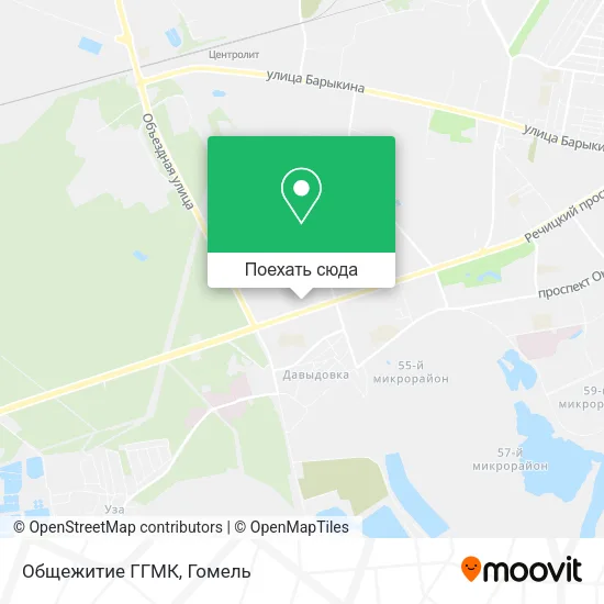 Карта Общежитие ГГМК