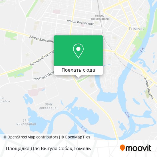 Карта Площадка Для Выгула Собак