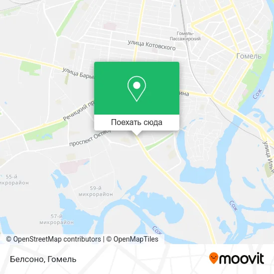 Карта Белсоно