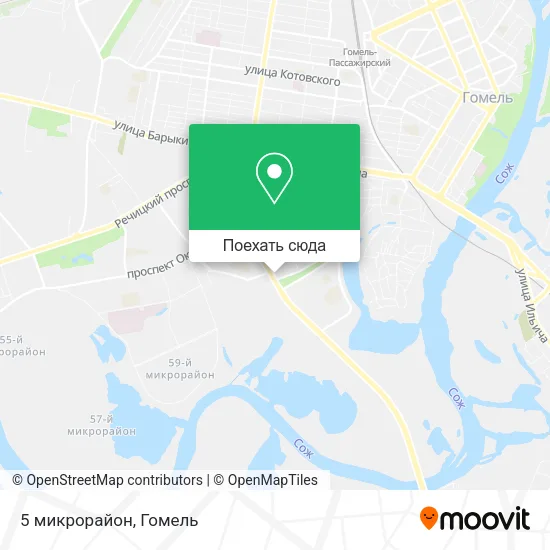Карта 5 микрорайон