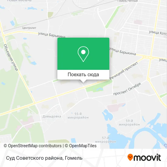 Карта Суд Советского района