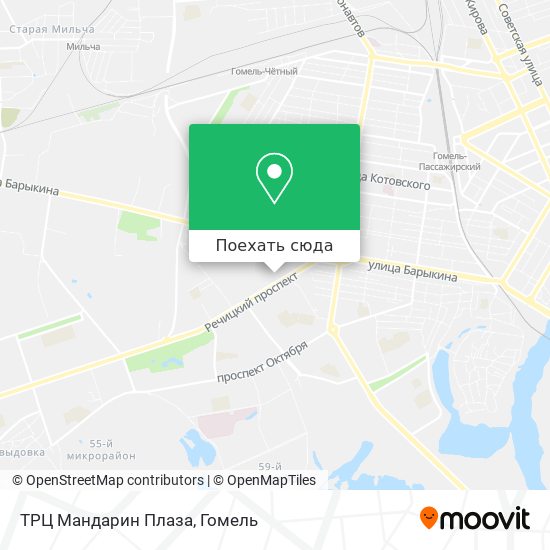 Карта ТРЦ Мандарин Плаза