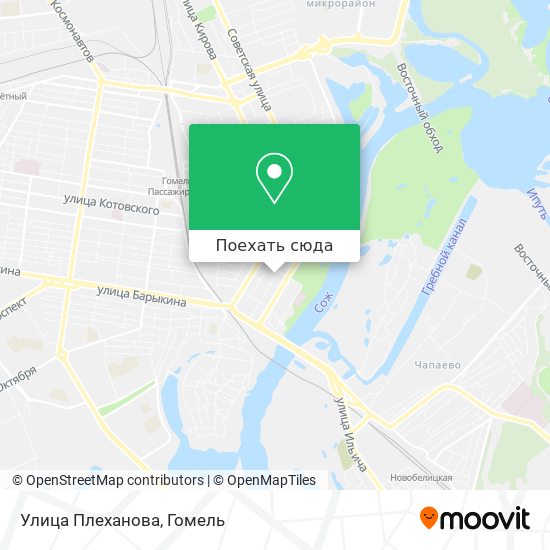 Карта Улица Плеханова
