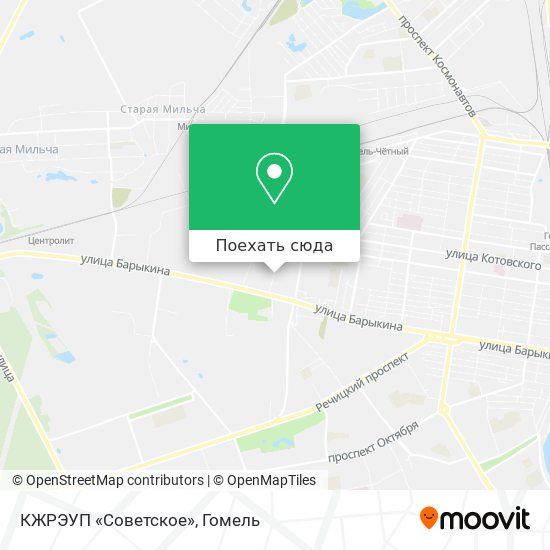 Карта КЖРЭУП «Советское»