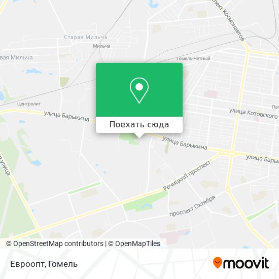 Карта Евроопт