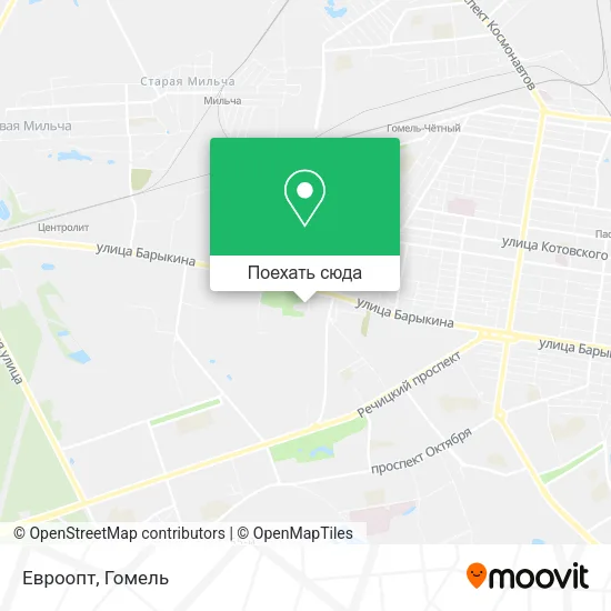 Карта Евроопт