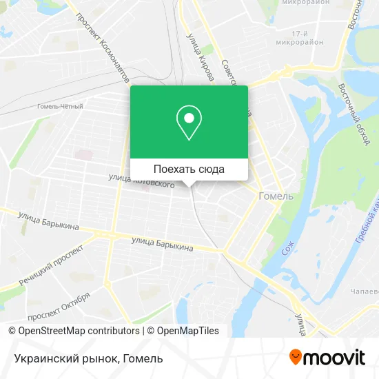 Карта Украинский рынок