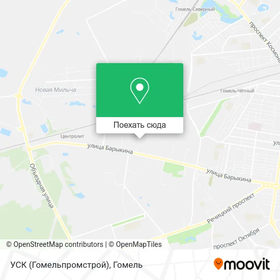 Карта УСК (Гомельпромстрой)