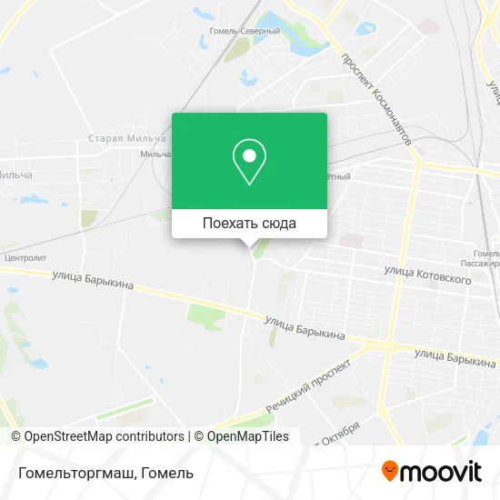 Карта Гомельторгмаш