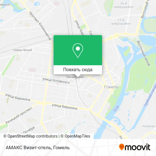 Карта АМАКС Визит-отель