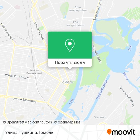 Карта Улица Пушкина