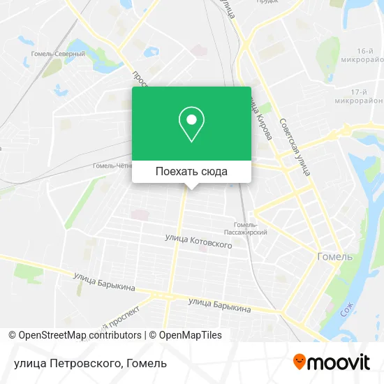 Карта улица Петровского