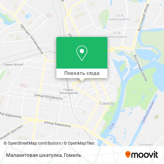Карта Малахитовая шкатулка