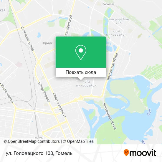 Карта ул. Головацкого 100