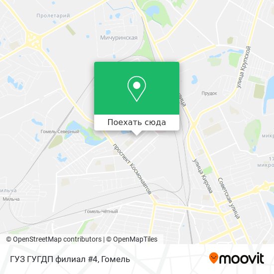 Карта ГУЗ ГУГДП филиал #4