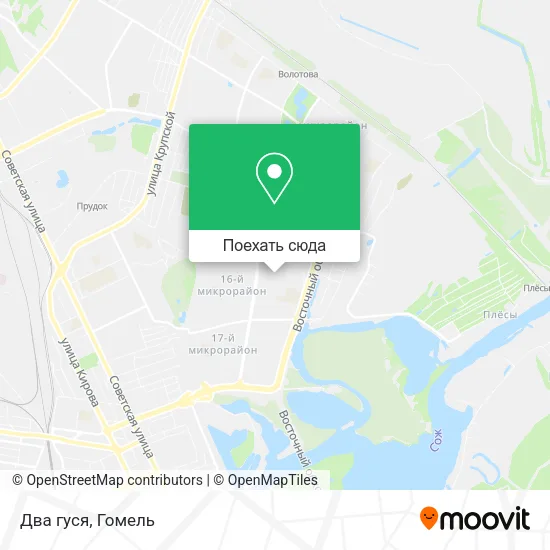 Карта Два гуся