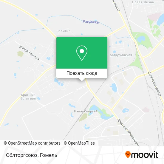 Карта Облторгсоюз