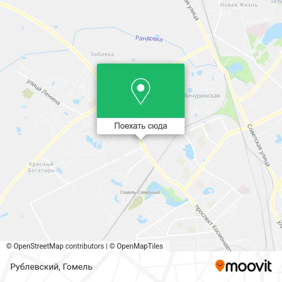 Карта Рублевский