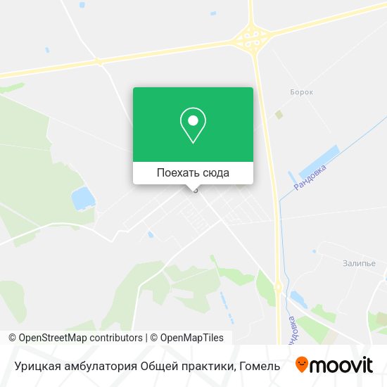 Карта Урицкая амбулатория Общей практики