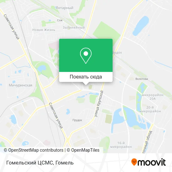 Карта Гомельский ЦСМС