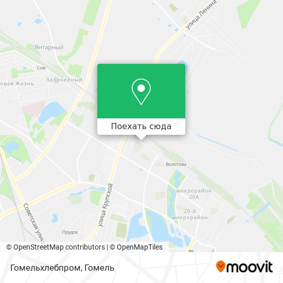 Карта Гомельхлебпром
