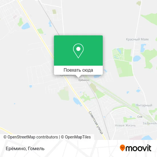 Карта Ерёмино