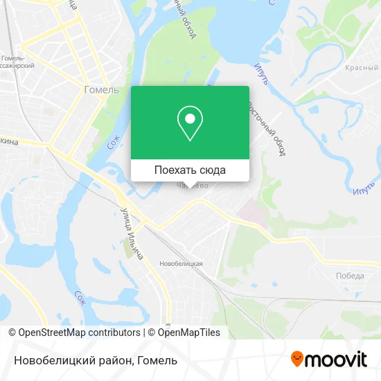 Карта Новобелицкий район