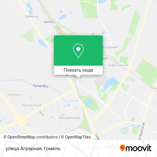 Карта улица Аграрная