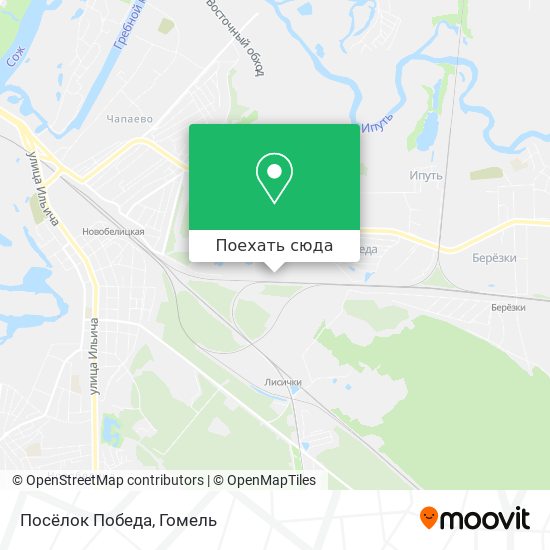 Карта Посёлок Победа
