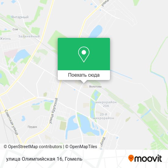 Карта улица Олимпийская 16