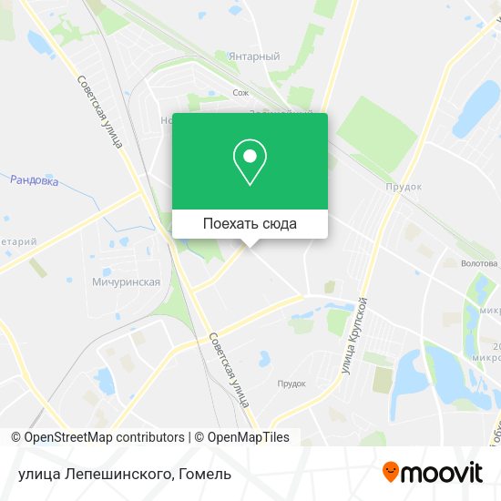 Карта улица Лепешинского