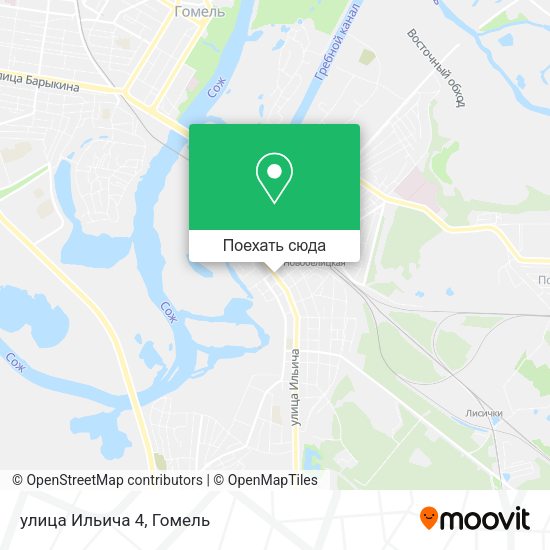 Карта улица Ильича 4