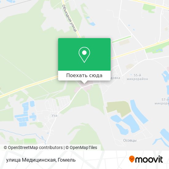 Карта улица Медицинская