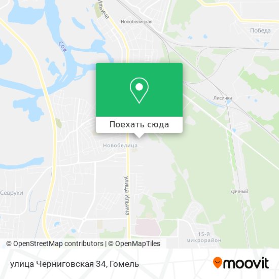 Карта улица Черниговская 34