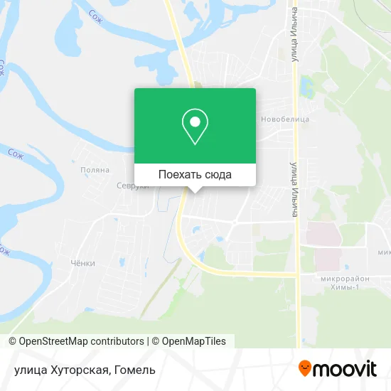 Карта улица Хуторская