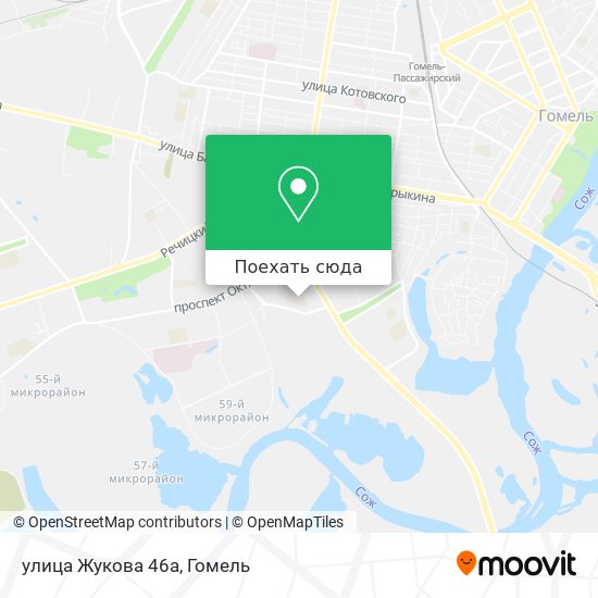 Карта улица Жукова 46а