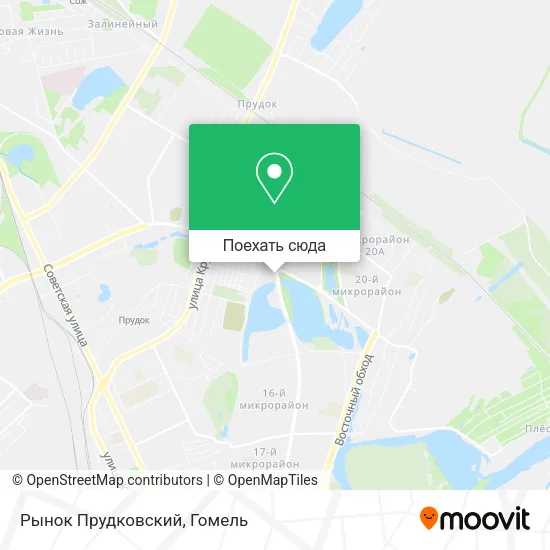Карта Рынок Прудковский