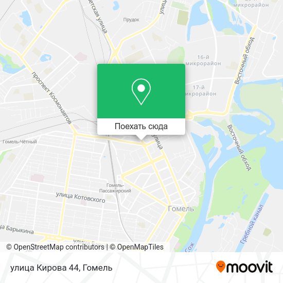 Карта улица Кирова 44