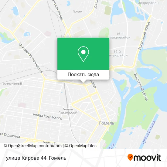 Карта улица Кирова 44