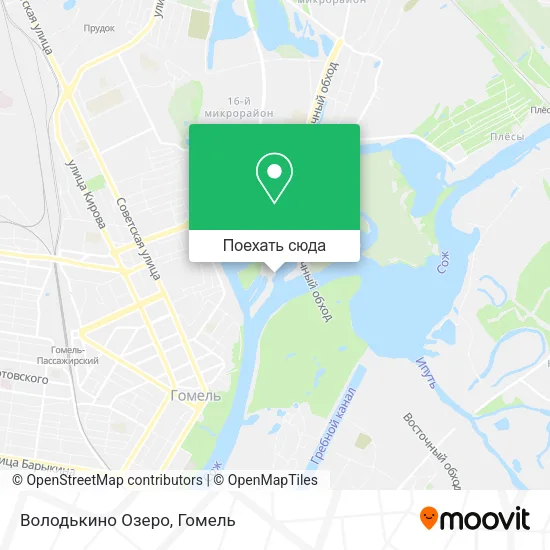 Карта Володькино Озеро